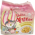Cream Carbonara Hot Chicken Flavor Korean Noodles - 700g (Pack of 5). 