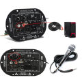 8 Inch 10 Inch 12v 24v 220v Three-Purpose Sf-2mic Car Digital Amplifier Mono With Bluetooth Function and Pluggable Dual Microphones Multifunctional Car Function Board.