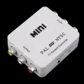 PAL NTSC To NTSC PAL TV Video System Converter Switcher Adapter Male-Female. 