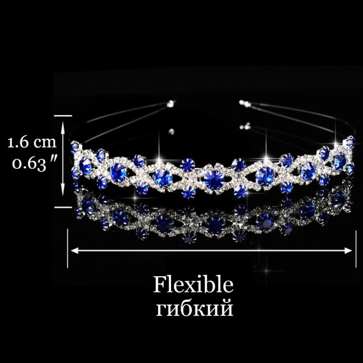 New%20Hair%20Band%20Wedding%20Hair%20Accessories%20for%20Women%20Girls%20Headband%20Hair%20Ornaments%20Headpiece%20Blue%20Crystal%20Crown%20Hair%20Jewelry%20-%20Image%203