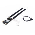 2.4G/ 5G Dual Band Intel 7260AC Built-in Wireless PCI-E Card For Desktop PC 1200Mbps Bluetooth 4.0 Stability PCi Express Wifi Adapter Hudduo. 