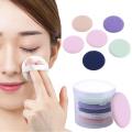 Professional 5pic Colorful Round Shape Facial Face Body Powder Foundation Puff Portable Soft Cosmetic Puff Makeup Sponge. 
