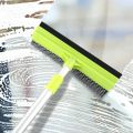 2 In 1 Car Windshield Wiper Foam Washer Brush Mop Window Glass Scraper Cleaner Household Cleaning Squeegee Sponge Telescopic Rod. 