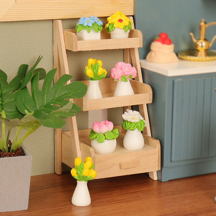 Doll House Mini Vase Decoration Handmade DIY Scene Miniature Model Accessories Home Scene Decoration