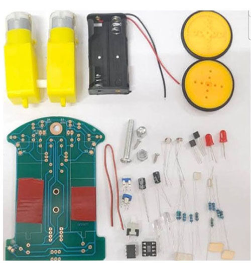 Robot kit line following robot kit for schoo and college project