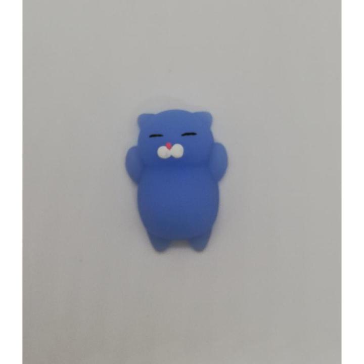 Blue Color Cat Shape Squishy Toy