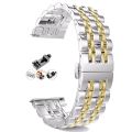 22mm 20mm Band for Samsung Galaxy Watch 3 41 45mm Gear S3 46mm 42mm Watch Stainless Steel Strap for Amazift Metal Wrist Bracelet. 