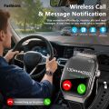 Fashions LAXASFIT New Curved Screen Women's Smart Watch 2.01'' AMOLED HD High Quality Touch Screen Bluetooth 5.3 Voice Call Men's Fitness Smart Watch.