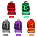 【Top-rated】 Outdoor Small Camera Backpack DSLR Digital Camera Video Backpack Water-resistant Multi-functional Breathable Camera Bags Case.