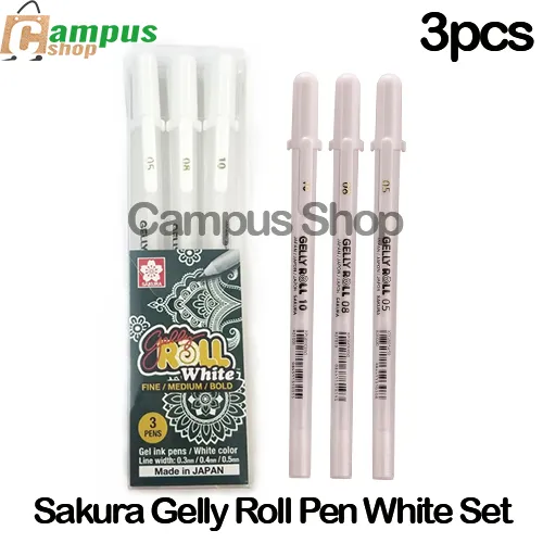 Sakura%20Gelly%20Roll%20white%20Gel%20Pens%20-%20set%20of%203%20pens%20-%20Assorted%20nib%20sizes%20-%20Image%202