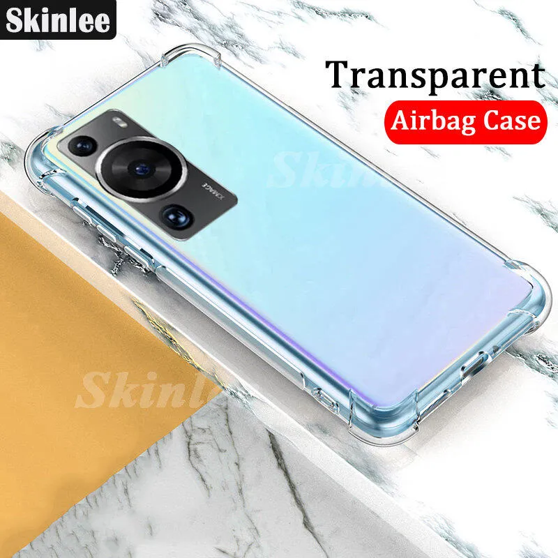 Verco Huawei P60 Pro Handyhülle – Transparent, Dünn, TPU Silikon, Kompletter Schutz