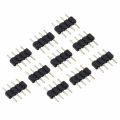 Durable 50Pcs 4 Pin Rgb Led Strip Male Plug Adapter Connector for 3528 5050 Strip Light. 