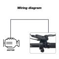 ICQURBT 1 Pcs Bike Power Pedal Assist Sensor & 1 Pcs E-Bike Finger Thumb Throttle FT-21X Ebike Accelerator. 