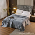 Flannel solid color thickened warm blanket double-sided velvet multifunctional single double blanket gift blanket. 