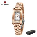 REWARD Simple Watches for Women SEIKO PC21 Fashion Dress Wristwatches for Female Stainless Steel Business Wrist Watches.