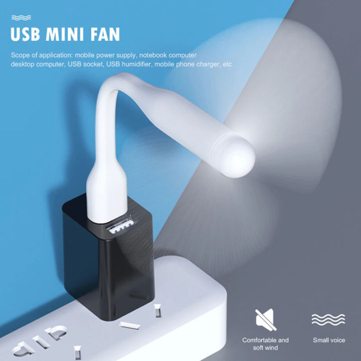 USB Fan Flexible Portable Mini Fan for Power Bank and Laptop Smartphone Handheld Cooling Fan Ideas Gadget