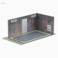 2pcs 1/24 Scale Car Model Diorama Parking Scenery DIY Car Garage. 