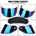 HNJ Cat Ear Motorcycle Helmet Lens Full Face Moto Helmet Visors Transparent Colorful Easy To Disassemble Install Multipurpose.
