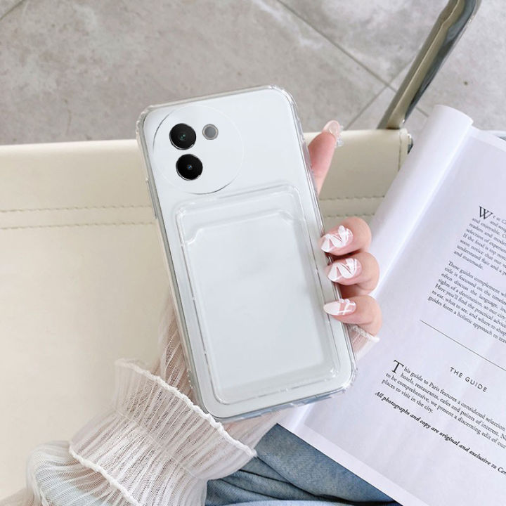For%20VIVO%20V30E%205G%20Case%20Transparent%20silicone%20change%20wallet%20photo%20clip%20Lens%20Protection%20for%20vivo%20V30E%20Back%20Cover%20-%20Image%205