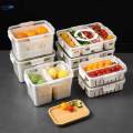 Fruit Containers for Fridge Keeping Container with Handle Fresh Container for Pantry. 