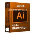 Adobe Illustrator 2024 –Lifetime Activation. 