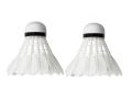 Enjoy Badminton With Shuttlecock Pack Of 2 Feather Shuttle Badminton Cork - High-Quality Feathers For Smooth Play. 