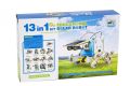 13 IN 1 Solar Robot DIY Stem Educational Kit Build Your Own Robot Kit Powered by the Sun with Solar Panel.