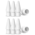 8 Pack Pencil Tips Replacement High Sensitivity Nib for Apple Pencil 1St / 2Nd Generation and iPad Pro Pen. 