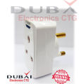 3 pin round plug,15 amp Multi Plug 15A 3-Pin Universal Socket Conversion Heavy Duty 1pcs. 