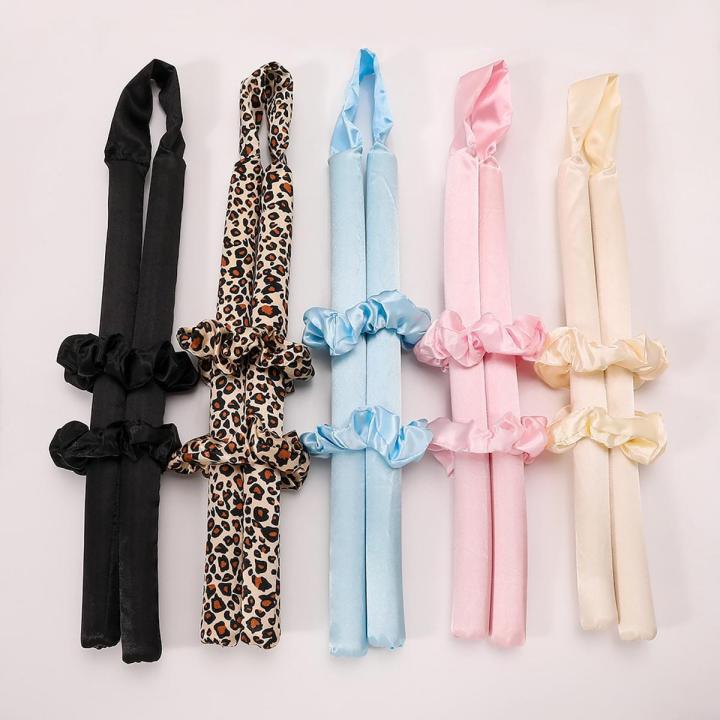Heatless Lazy Hair Curler Products Set Curls Rollers Short Long Hair Overnight Silk Headband Curly Hair Styling Tool Curl Bar
