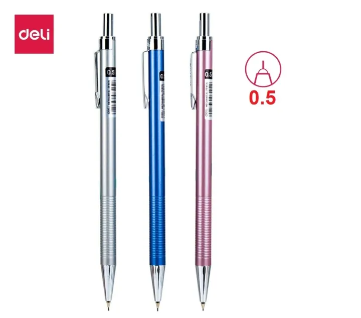 Deli%206492%20Metal%20Mechanical%20Pencil%200.5mm%20(1%20Pcs)%20-%20Image%202
