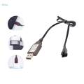 Battery USB Charger Cable 7.4V 3 Pin for RC Helicopters. 
