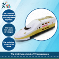 39 Pcs Battery Operated Big Size Simulation Bullet Train With Tree, Bridge & other accessories full train set for Children - car toy.