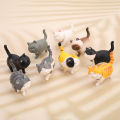 1PC Cute Mini PVC Animation Model Cat Doll Figures Toy Creative Handicraft Deco Leima. 
