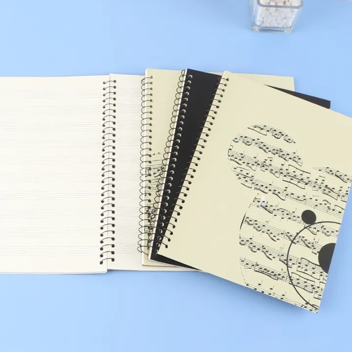 Thickened%20Five%20Line%20Spectrum%20Book%20Piano%20Student%20Piano%20Practice%20Notebook%20Loose-Leaf%20Large%20Interval%20Music%20Professional%20Music%20Score%20Exercise%20Book%20-%20Image%205