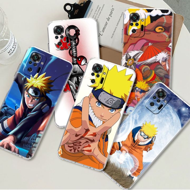 Case For Xiaomi Redmi Note 10 9 11 Pro K40 9A 9C 9T 10C 8 8T 10S 2023 fashion 9S 7 Luxury Funda Clear TPU Phone Cover Anime N-Narutos Kakashi