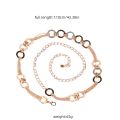 Fashion  Chain Belt For Women Dresses Waistband Round Metal Tassel Waist Belt Female Hip High Waist Chain. 