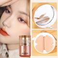 Butterfly Puff Air Cushion BB Cream Natural Concealer Face Base Makeup Breathable Whitening Moisturizing Oil Control CC Cream.