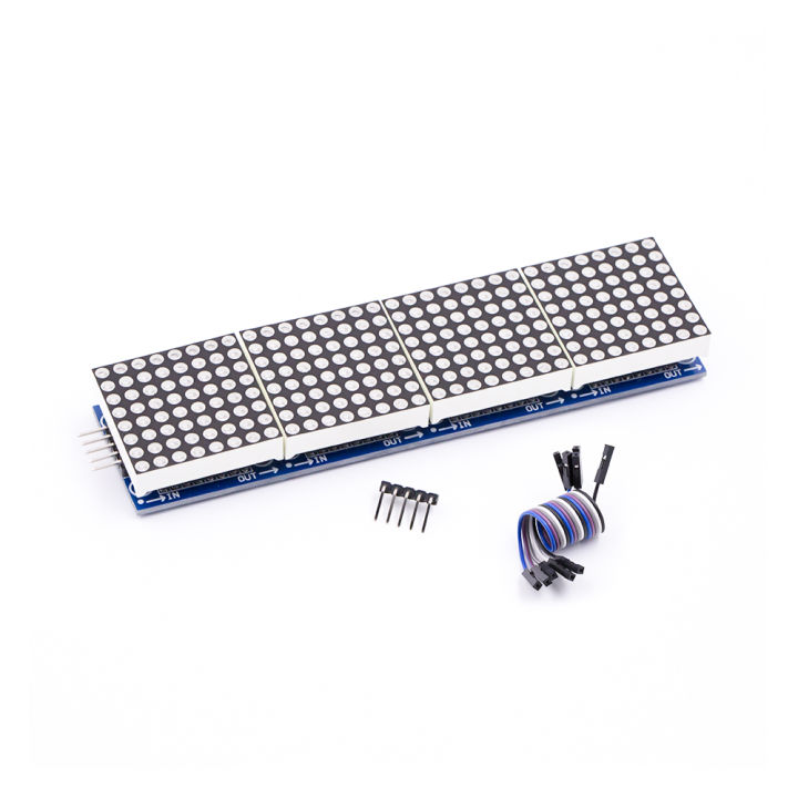 MAX7219%20Dot%20Matrix%20Display%20Module%20RED%20Color%204%20In%201%208%C3%978%20Dot%20Microcontroller%20Line%20Display%20MAX7219%20Display%20With%20Cables%20RED%20Display%20MAX7219%20Module%20-%20Image%206