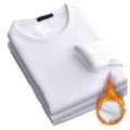 2023 Mens Underwear Winter Men'S Long-Sleeved Thermal Underwear Plus Velvet Padded T-Shirt Round Neck Slim Bottoming Shirt Dislikelike. 