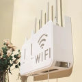 Wall Mounted Storage Box, Wireless WiFi TV Set-top Box, Router Shelf, No Drilling Design, Can Hold Various Small Items At Home_D Shop.