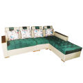 L SOFA SET 5 PCS MALAYSIAN PROCESS WOOD - sofa. 