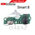 Charging Logic Board For Infinix Smart 8 Charging Port USB Plug PCB Dock Connector Spare parts.