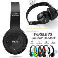 P47 Stereo Head Mounted Bluetooth Headphones Multifunctional Headset Wireless Phone Speakerphone - Black. 