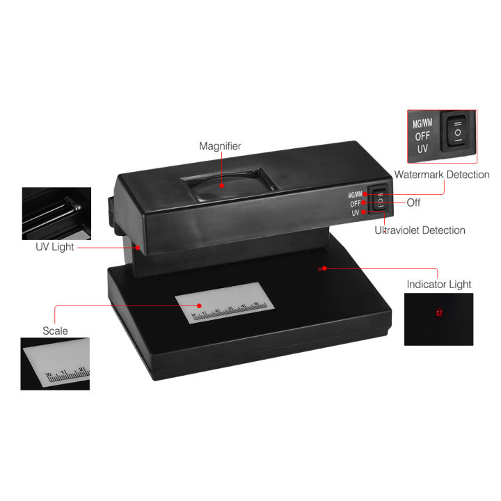 HXSJ%20Portable%20Desktop%20Counterfeit%20Banknote%20Detector%20Cash%20Currency%20Banknote%20Detector%20Supports%20UV%20and%20Watermark%20Detection%20With%20Magnifying%20Glass%20Counterfeit%20Banknote%20Detector%20Suitable%20for%20EU%20Plug%20-%20Image%204