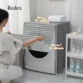 Redex Washing Machine Cover Cute Cartoon Sunscreen Waterproof Dustproof Washer Dryer Cover for 9-10kg Front-Loading Machine Accessories - washing machine cover. 