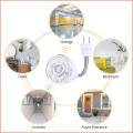 Compact Body Sensor Night Light Easy Install -Efficient Bright Parking Lot Sensor Light White Garden Sensor Light for Home.
