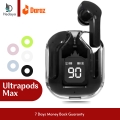 Ultrapods Max Wireless Earbuds 5.3 Transparent by Hedaya.