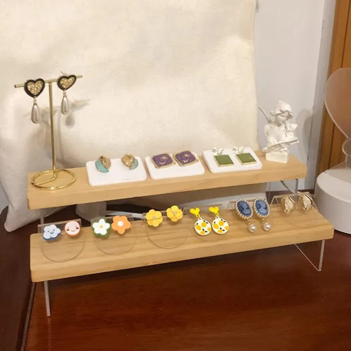 Solid%20Wood%20Acrylic%20Display%20Stand%20Desk%20Perfume%20Storage%20Rack%20Nail%20Polish%20Organizer%20Shelf%20Transparent%20Trapezoidal%20Doll%20Display%20Rack%20-%20Image%205