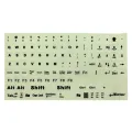 1PC Standard PC Laptop Glow In The Dark Luminous Keyboard Sticker Full Keyboard Large Letter Sticker Fluorescent Keyboard Cover. 